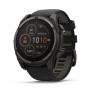 Умные часы Garmin Fenix 8, 51 мм, Solar, Sapphire Carbon Gray DLC Titanium with Black/Pebble Gray Silicone фото навигации 1