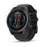 Умные часы Garmin Fenix E, 47 мм, AMOLED, Slate gray steel with black silicone band фото навигации 1