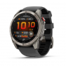 Умные часы Garmin Fenix 8 PRO, 51 мм, AMOLED, Sapphire, Titanium with Graphite/Black Silicone Band фото навигации 1