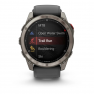 Умные часы Garmin Fenix 8 PRO, 51 мм, AMOLED, Sapphire, Titanium with Graphite/Black Silicone Band фото навигации 5