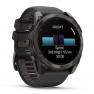 Умные часы Garmin Fenix 8, 51 мм, AMOLED, Sapphire Carbon Gray DLC Titanium with Black/Pebble Gray Silicone band фото навигации 4