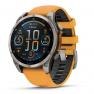 Умные часы Garmin Fenix 8, 47 мм, AMOLED, Sapphire Titanium with spark orange/graphite silicone band фото навигации 1