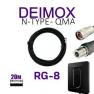Комплект кабеля для Alientech DEIMOX 20 м RG-8 (2 провода) фото навигации 2