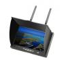 Монитор FPV LCD 5802D 7 дюймов со встроенным приемником 5.8 GHz для квадрокоптера фото навигации 1