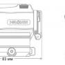 Прибор коллиматорный Holosun HE515CT-RD точка 2 MOA + круг 65 МОА фото навигации 2