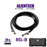 Антенный кабель для Alientech DUO ll, DUO lll N-type - N-type, 20 м RG-8 фото навигации 1
