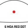Прицел коллиматорный Sig Optics ROMEO-X PRO FOOTPRINT, OPEN, 6 MOA RED DOT, BLACK фото навигации 3
