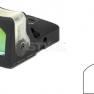 Прибор коллиматорный Trijicon RMR® Type 2 Red Dot Sight 12.9 MOA Green Triangle - NS фото навигации 1