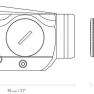 Прибор коллиматорный Hawke Vantage 1x25 - Weaver. Сетка 3 MOA Dot фото навигации 2