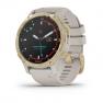 Garmin DESCENT MK2S светло-золотистый корпус со светло-песочным силиконовым ремешком фото навигации 1