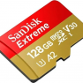 Карта памяти SanDisk Extreme microSDXC 128GB + SD Adapter 160МB/s, Class 10 UHS-I U3 (SDSQXA1-128G-GN6MA) фото навигации 3