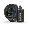 Комплект Garmin Descent Mk2i титановые с DLC-покрытием и черным титановым ремешком + датчик Descent T1 фото навигации 1