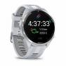 Умные часы FORERUNNER 965 белые, титановый безель, с белым ремешком фото навигации 1