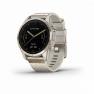 Умные часы Garmin EPIX PRO (Gen 2) Sapphire Edition 42 мм, золотистый корпус с нейлоновым ремешком сливочного цвета фото навигации 1
