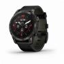 Умные часы Garmin EPIX PRO (Gen 2) Sapphire Edition 47 мм, титановый, угольно-серый DLC, черный кожаный ремешок фото навигации 1