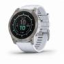 Умные часы Garmin EPIX PRO (Gen 2) Sapphire Edition 51 мм, титановый белый, DLC, белый силиконовый ремешок фото навигации 1