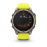 Умные часы Garmin Fenix 8, 47 мм, Solar, Sapphire titanium with an amp yellow/graphite silicone band фото навигации 3