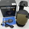 Тактические складные активные наушники ELECTRONIC HEARING PROTECTOR SERIES W1 GREEN фото навигации 1