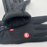 Тактические утепленные перчатки HKXY WINDS STOPPER черные фото навигации 3