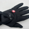 Тактические утепленные перчатки HKXY WINDS STOPPER черные фото навигации 1