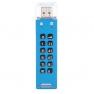 Флешка с пин кодом DataLock PRO3 Blue 128 GB USB 3.0 фото навигации 5
